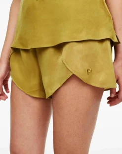 Online Passionata Short de pyjama Mai moutarde