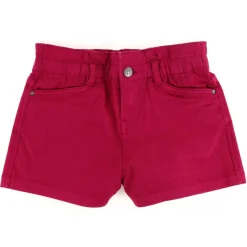 Enfant Pepe Jeans Short en Jean Froncé Reese bordeaux