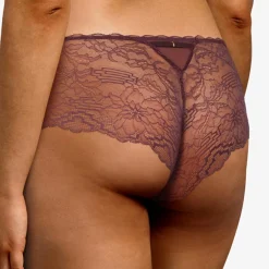 Femme Chantelle Shorty Waltz marron cardinal