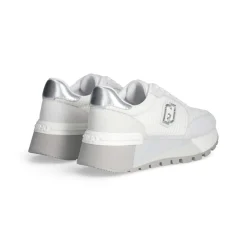 Femme Liu-Jo Sneakers Amazing Blanches Argent