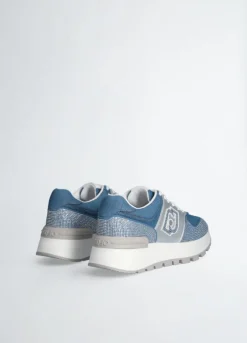 Hot Liu-Jo Sneakers Amazing Denim/Argenté