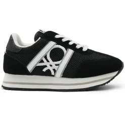 Clearance Benetton Sneakers Asra noir/blanc