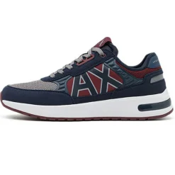 Homme Armani Exchange Sneakers Charlie bleu marine/rouge/blanc