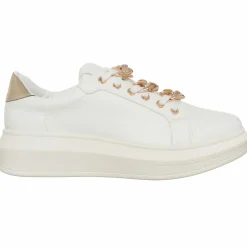 Loretta by Loretta Sneakers Clarissa blanc/doré