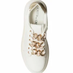 Loretta by Loretta Sneakers Clarissa blanc/doré