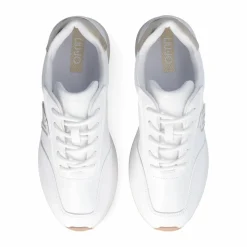 Femme Liu-Jo Sneakers Dreamy Blanches Or Clairs