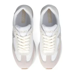 Femme Liu-Jo Sneakers Dreamy Blanches Or Claires