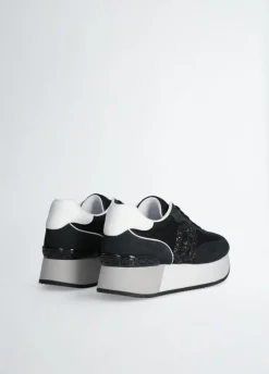 Discount Liu-Jo Sneakers Dreamy Noires et Blanches