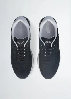 Discount Liu-Jo Sneakers Dreamy Noires et Blanches