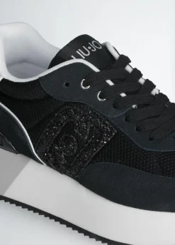 Discount Liu-Jo Sneakers Dreamy Noires et Blanches