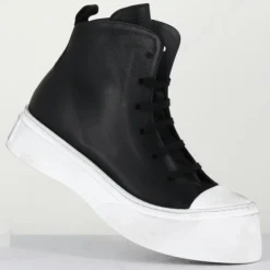 Online Lofina Sneakers en Cuir 3543 noires - Talon : 5cm