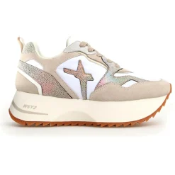 Outlet W6YZ Sneakers en Cuir Anny beiges