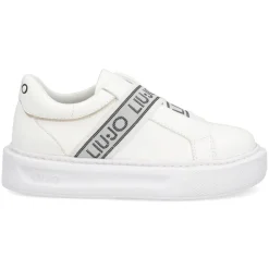 Femme Liu-Jo Sneakers en Cuir Bola blanc/argenté