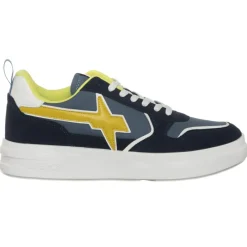 Homme W6YZ Sneakers en Cuir Bond bleues