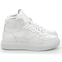 Femme Piola Sneakers en Cuir Cayma High blanc
