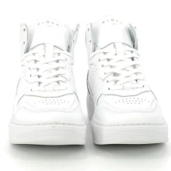 Femme Piola Sneakers en Cuir Cayma High blanc