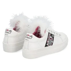 Enfant Liu-Jo Sneakers en Cuir Chic blanches