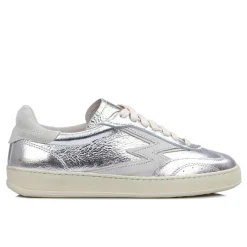 Hot Moa Concept Sneakers en cuir Club argentées