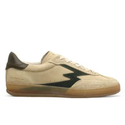 Sale Moa Concept Sneakers en cuir Club beiges