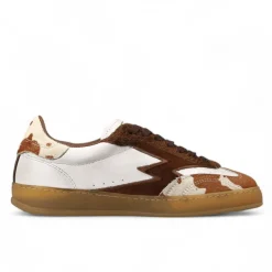 Online Moa Concept Sneakers en cuir Club blanc/marron