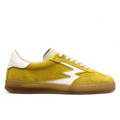 Femme Moa Concept Sneakers en cuir Club jaune