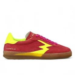 Clearance Moa Concept Sneakers en cuir Club rouge/jaune