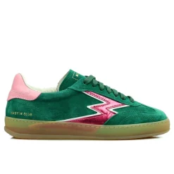 Femme Moa Concept Sneakers en cuir Club vert rose