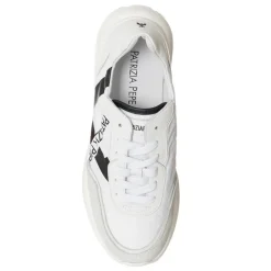 Sale Patrizia Pepe Sneakers en Cuir Costa blanc/noir