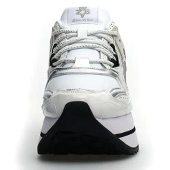 W6YZ Sneakers en Cuir Debi blanc/argenté