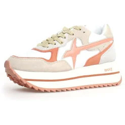 Femme W6YZ Sneakers en Cuir Deva beiges