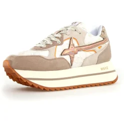 Best W6YZ Sneakers en Cuir Deva beiges