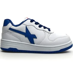 Discount W6YZ Sneakers en Cuir Gazo bleu/blanc