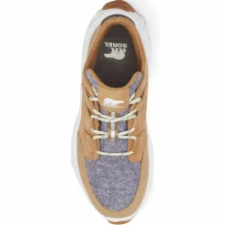 Femme Sorel Sneakers en Cuir imperméables Kinetic™ Breakthru Caribou marron