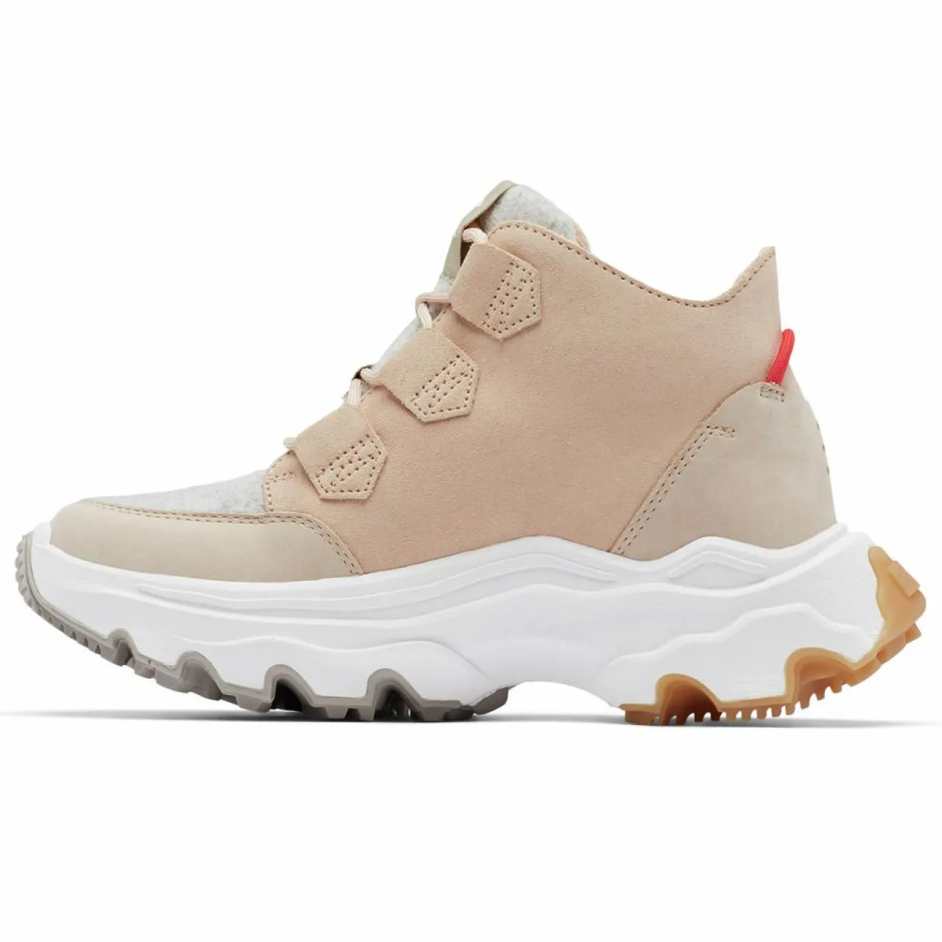 Clearance Sorel Sneakers en Cuir imperméables Kinetic™ Breakthru Caribou beiges