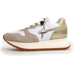 Femme W6YZ Sneakers en Cuir Jet beiges