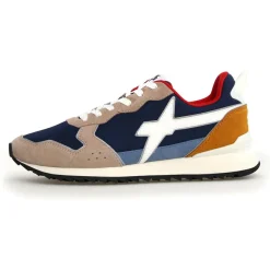 Homme W6YZ Sneakers en Cuir Jet beiges