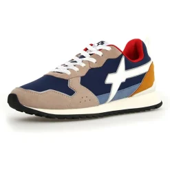 Homme W6YZ Sneakers en Cuir Jet beiges