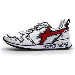 Homme W6YZ Sneakers en Cuir Jet blanches