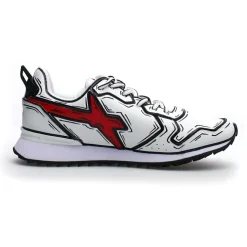 Homme W6YZ Sneakers en Cuir Jet blanches