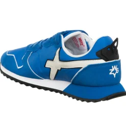 W6YZ Sneakers en Cuir Jet bleu/blanc