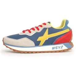 Homme W6YZ Sneakers en Cuir Jet2 bleues