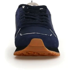 Homme W6YZ Sneakers en Cuir Jet bleu marine