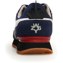 Homme W6YZ Sneakers en Cuir Jet bleu marine