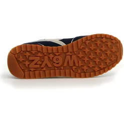 Homme W6YZ Sneakers en Cuir Jet bleu marine