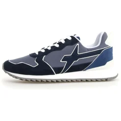 Homme W6YZ Sneakers en Cuir Jet bleu marine