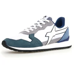 Homme W6YZ Sneakers en Cuir Jet bleues