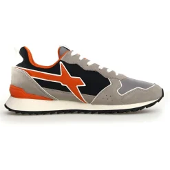 Homme W6YZ Sneakers en Cuir Jet grises