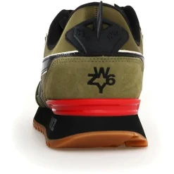 Homme W6YZ Sneakers en Cuir Jet kaki