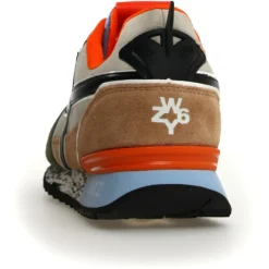 Homme W6YZ Sneakers en Cuir Jet kaki