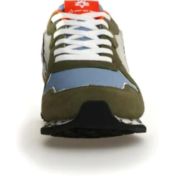 Homme W6YZ Sneakers en Cuir Jet kaki